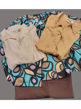 Womens Blouse, Jacket & Pant Set - Plus Size 22x-24x 3XL * Free Shipping * Q01-a
